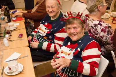 Surprise Christmas party for residents of fire-hit retirement complex in Crewe